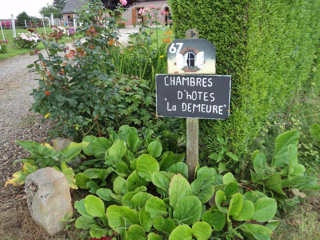 La Demeure Bed and Breakfast Vassonville Eksteriør billede
